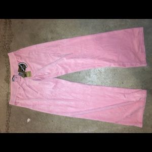 Pink Juicy Couture Velour Pants